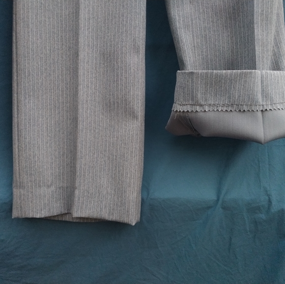 H Bar C Vintage 3piece Pinstripe Western Suit (Pearl Snap Shirt, Blazer, Slacks) - Picture 11 of 16